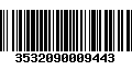 Código de Barras 3532090009443