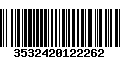 Código de Barras 3532420122262