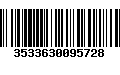 Código de Barras 3533630095728