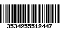 Código de Barras 3534255512447