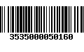 Código de Barras 3535000050160