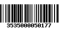 Código de Barras 3535000050177