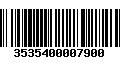 Código de Barras 3535400007900