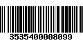 Código de Barras 3535400008099