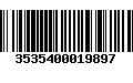 Código de Barras 3535400019897