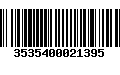 Código de Barras 3535400021395