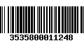 Código de Barras 3535800011248