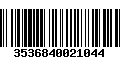 Código de Barras 3536840021044