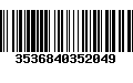 Código de Barras 3536840352049