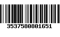 Código de Barras 3537580801651