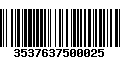 Código de Barras 3537637500025