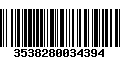 Código de Barras 3538280034394