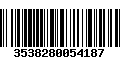 Código de Barras 3538280054187