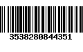 Código de Barras 3538280844351