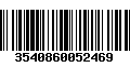 Código de Barras 3540860052469