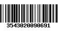Código de Barras 3543020090691