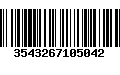 Código de Barras 3543267105042