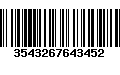 Código de Barras 3543267643452