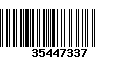 Código de Barras 35447337