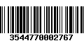 Código de Barras 3544770002767