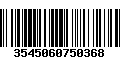 Código de Barras 3545060750368