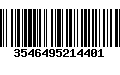 Código de Barras 3546495214401