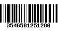 Código de Barras 3546581251280