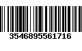 Código de Barras 3546895561716