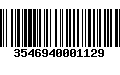 Código de Barras 3546940001129