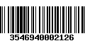 Código de Barras 3546940002126