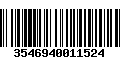 Código de Barras 3546940011524