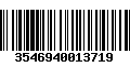 Código de Barras 3546940013719