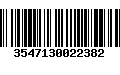 Código de Barras 3547130022382