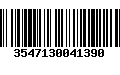 Código de Barras 3547130041390