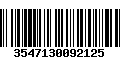 Código de Barras 3547130092125