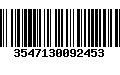 Código de Barras 3547130092453