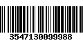 Código de Barras 3547130099988