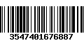 Código de Barras 3547401676887