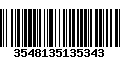 Código de Barras 3548135135343