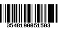 Código de Barras 3548190051503