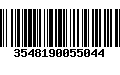 Código de Barras 3548190055044