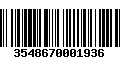 Código de Barras 3548670001936