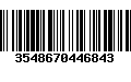 Código de Barras 3548670446843