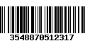 Código de Barras 3548870512317