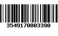 Código de Barras 3549170003390