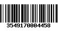 Código de Barras 3549170004458