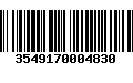 Código de Barras 3549170004830