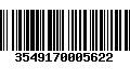 Código de Barras 3549170005622