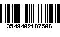 Código de Barras 3549402107506