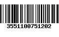 Código de Barras 3551100751202